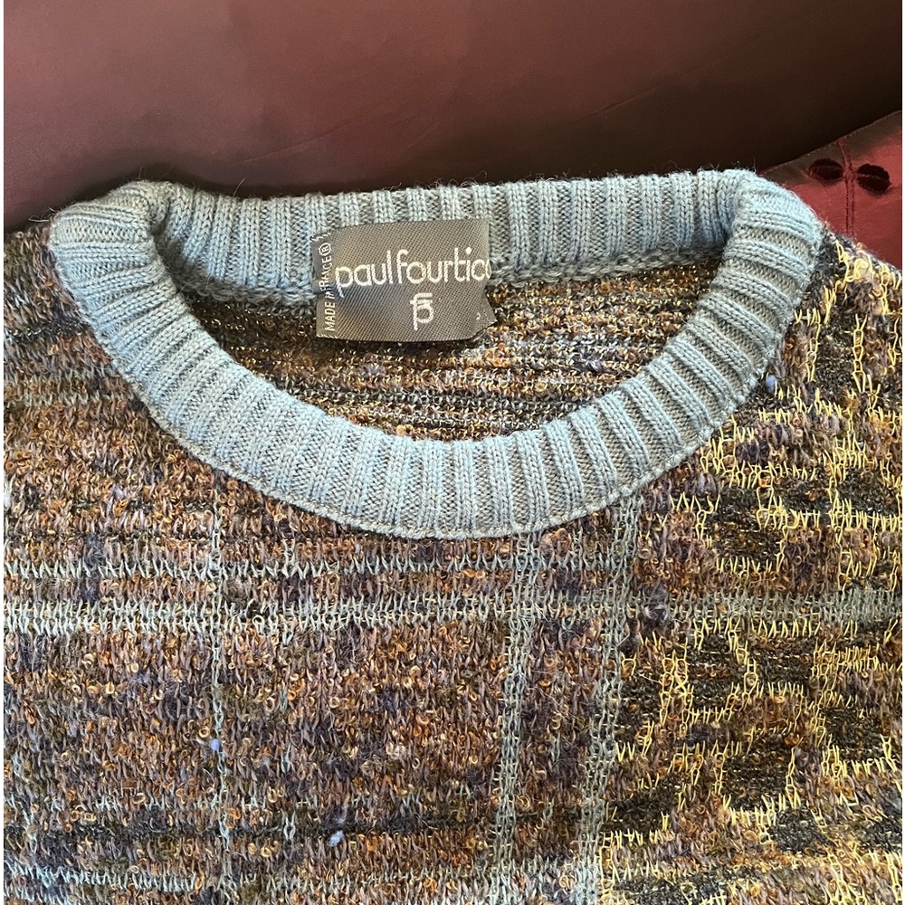 Paul Fourticq | French  Designer |Pullover Sweater | Vintage | Size L